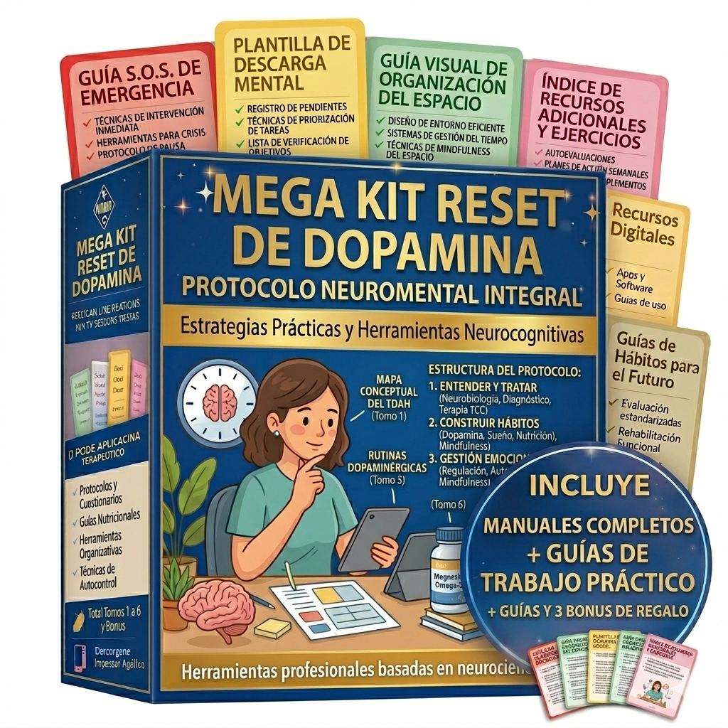 RESET DE DOPAMINA: El Sistema Anti-Parálisis (Pack Digital)